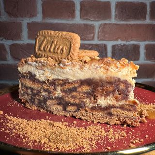 Tarta casera de galleta Lotus 