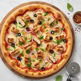 Pizza cu pui