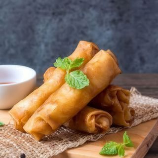 Rollito de Primavera Vegano Frito