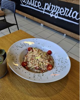 Rižoto sa gamborima i tikvicama