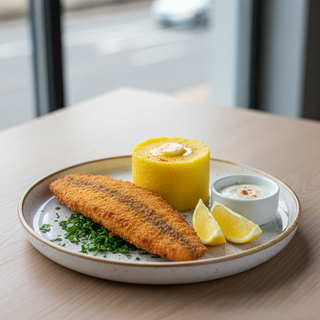 File de șalău panerat