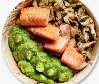 Power of salmon bowl