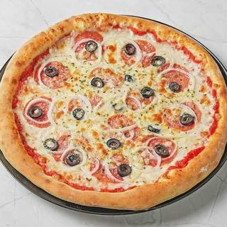 PIZZA MEDIA SALAME ACEBOLADO