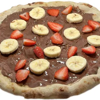 Focaccia Con Nutella y fruta