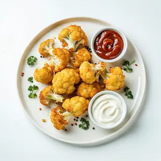 Kalafiorki w panko