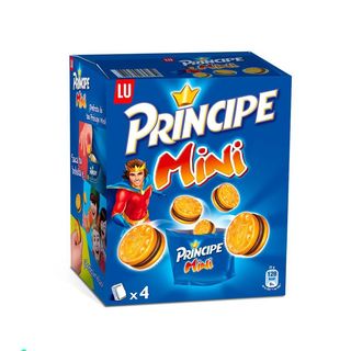 Galletas Rellenas de Crema de Chocolate Mini Príncipe (160 gr)