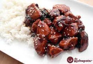 Tacos De Pollo Con Salsa Teriyaki