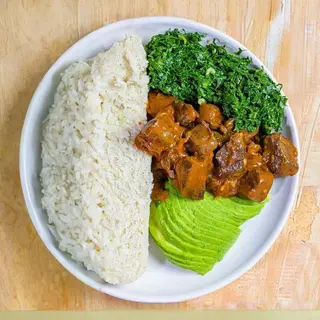 Ugali with Liver