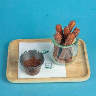 Churros al dulce de leche
