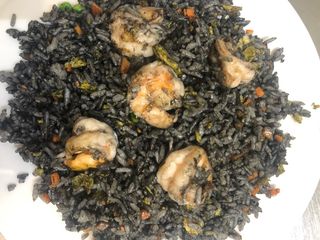 A21. Arroz Negro Con Gambas