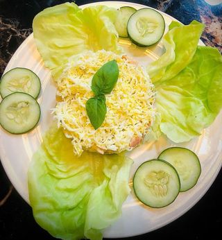 Salade La Russa Au Thon Et L'œuf Mimosa