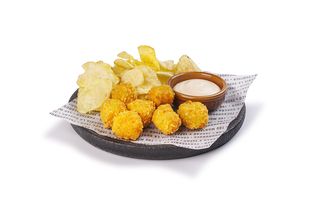 Crocantes de frango com molho maionese (7 uni)