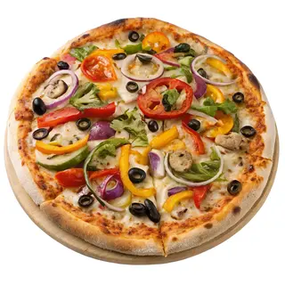 Pizza vegetariana (mediana)