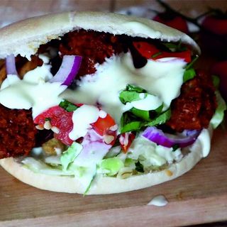 Pita falafel vegan
