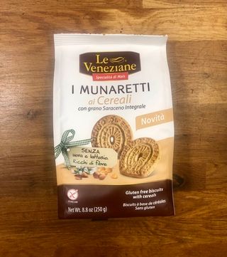 Galletas Munaretti De Cereales Y Trigo Saraceno Sin Gluten Sin Huevo Y Lactosio Le Veneziane 250 Gr