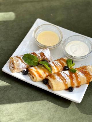 Млинці з солодким сиром (300г/50г)