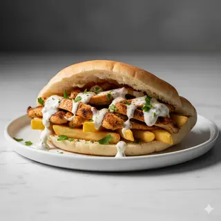 Pitta Kebab Con Patata