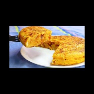 Tortilla de chorizo de lalin y queso arzua ulloa D.O.