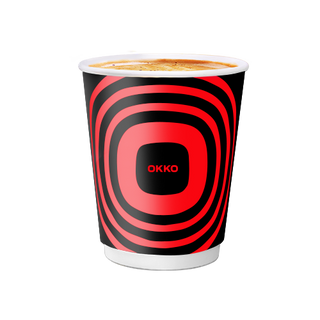 Американо XL з мигдалевим молоком