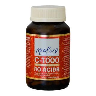 Vitamina C (1000 Mg.) No Ácida (100 Comprimidos) Estado Puro. Tongil