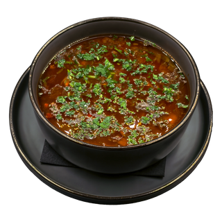 Borș de găină cu tăiței de casă