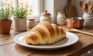 Posna kiflica sa višnjom ili marelicom