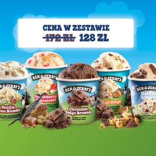 Zestaw 5 kubków BEN&JERRY'S