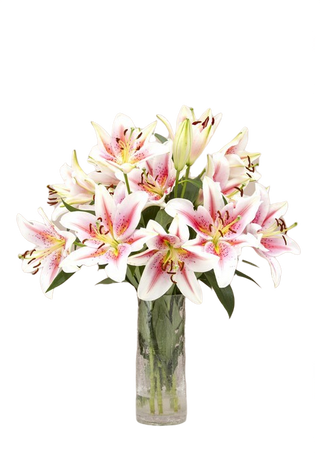 Bouquet gigli rosa  