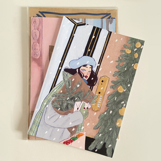 Biglietto D'auguri - Posta D'inverno