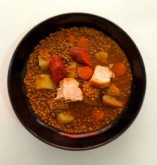 Lentejas con chorizo