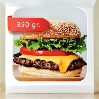 The big cheeseburger 350gr