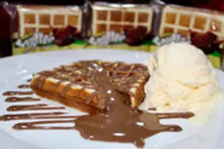 Waffle Balls Mousse Vanille Chocolat Blanc Pisti