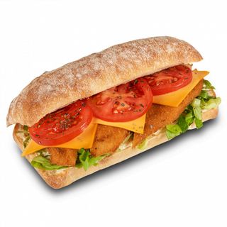 Sandwich cu Șnițel de Pui