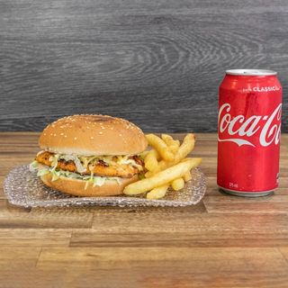 CHICKEN BURGER COMBO