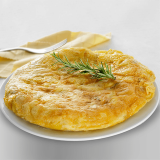 Tortilla de patatas con setas