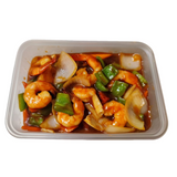 Gambas Con Salsa De Ostras