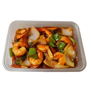 Gambas Con Salsa De Ostras