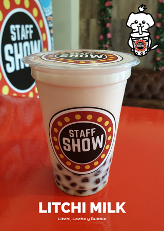 Bubble Tea Litchi Milk (450 Ml.)