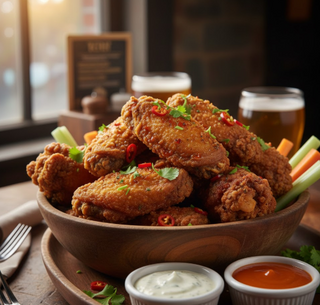 Alitas De Pollo (Media)