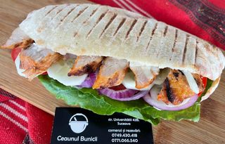 Sandwich fitness cu piept de curcan