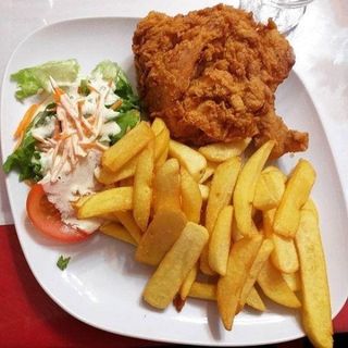 Pernil de pollo broaster