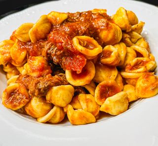 Orecchiette con Brasciola