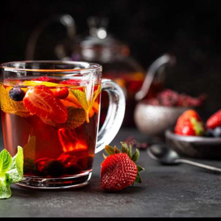 Te frío frutas del bosque 