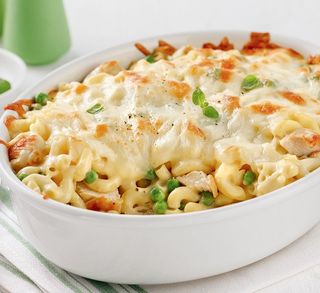 Gratin De Pâtes Au Poulet Et Moutarde