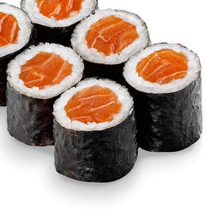 Ша-макі рол зі свіжим лососем