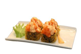 144. Spicy sake maki - 6 pezzi