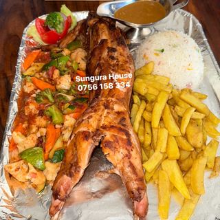 Whole Grilled Rabbit