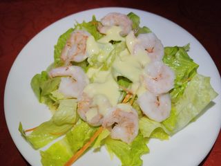 5A Insalata con gamberi e maionese