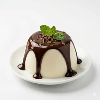 Panna Cotta Con Chocolate