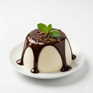 Panna Cotta Con Chocolate